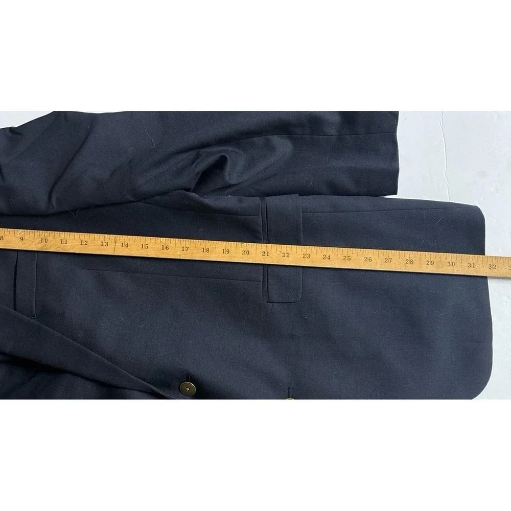 Tommy Hilfiger Men's Navy Two Button Blazer (No Size Tag) AS IS